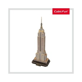 Cubic Fun - Puzzle 3D si Brosura-Empire State Building 66 Piese Cubic Fun - 1